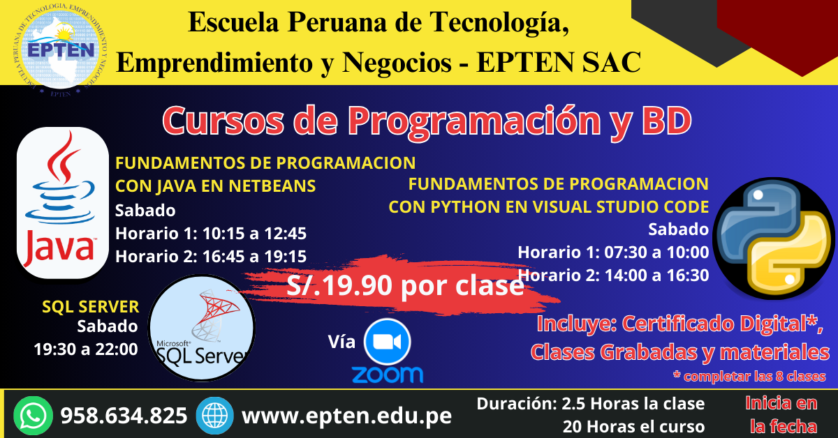 Cursos de Programación